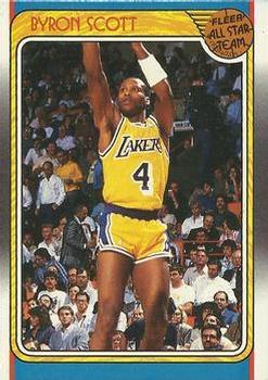 #122 Byron Scott - Los Angeles Lakers - 1988-89 Fleer Basketball