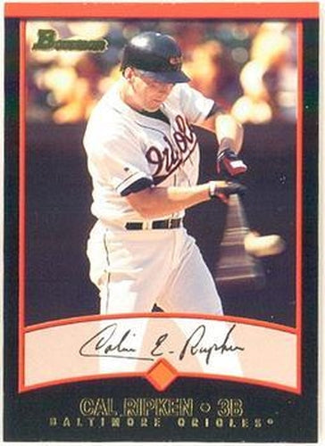 #122 Cal Ripken - Baltimore Orioles - 2001 Bowman Baseball