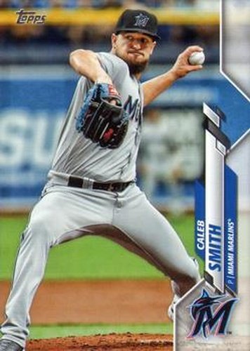 #122 Caleb Smith - Miami Marlins - 2020 Topps Baseball