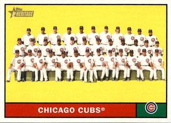 #122 Chicago Cubs - Chicago Cubs - 2010 Topps Heritage Baseball