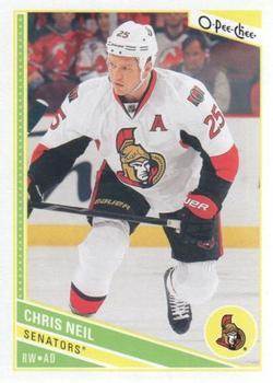 #122 Chris Neil - Ottawa Senators - 2013-14 O-Pee-Chee Hockey
