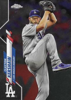 #122 Clayton Kershaw - Los Angeles Dodgers - 2020 Topps Chrome Baseball