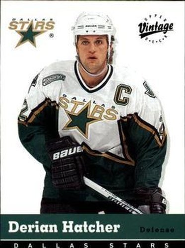 #122 Derian Hatcher - Dallas Stars - 2000-01 Upper Deck Vintage Hockey