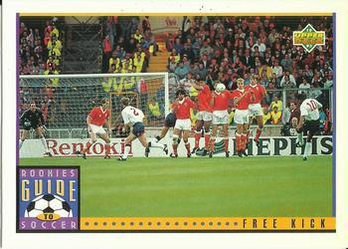 #122 Free Kick - 1993 Upper Deck World Cup Preview English/Spanish Soccer