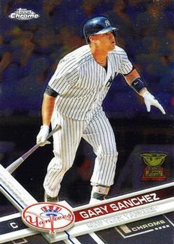 #122 Gary Sanchez - New York Yankees - 2017 Topps Chrome Baseball
