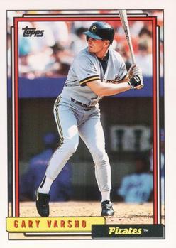 #122 Gary Varsho - Pittsburgh Pirates - 1992 Topps Baseball