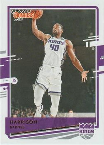 #122 Harrison Barnes - Sacramento Kings - 2020-21 Donruss Basketball