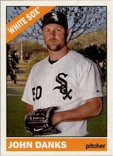 #122 John Danks - Chicago White Sox - 2015 Topps Heritage Baseball