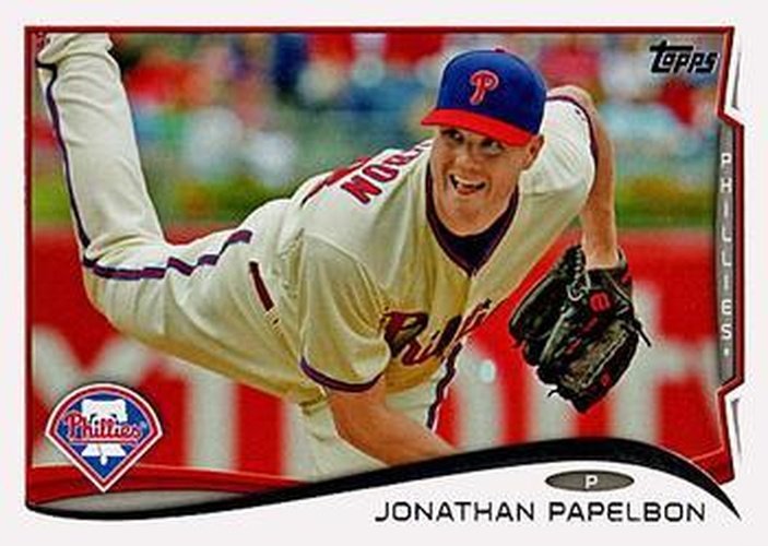 #122 Jonathan Papelbon - Philadelphia Phillies - 2014 Topps Baseball