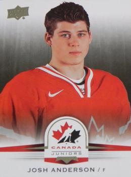 #122 Josh Anderson - Canada - 2014-15 Upper Deck Team Canada Juniors Hockey