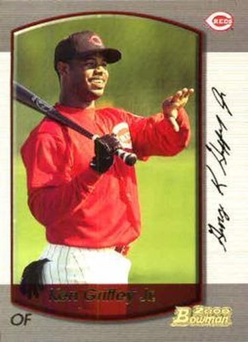 #122 Ken Griffey Jr. - Cincinnati Reds - 2000 Bowman Baseball