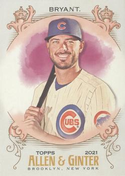 #122 Kris Bryant - Chicago Cubs - 2021 Topps Allen & Ginter Baseball