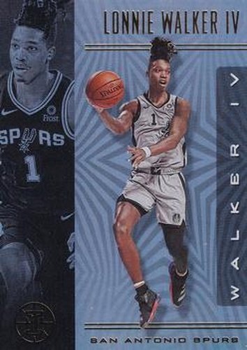 #122 Lonnie Walker IV - San Antonio Spurs - 2019-20 Panini Illusions Basketball