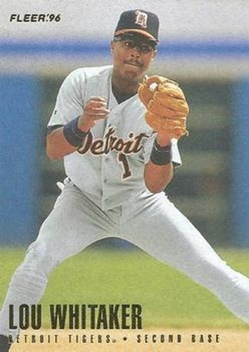 #122 Lou Whitaker - Detroit Tigers - 1996 Fleer Baseball