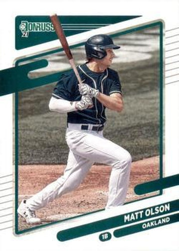 #122 Matt Olson - Oakland Athletics - 2021 Donruss Baseball