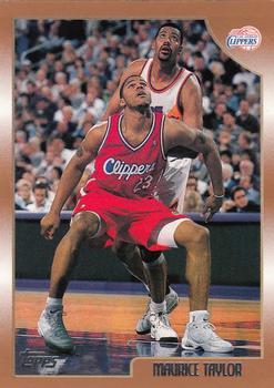 #122 Maurice Taylor - Los Angeles Clippers - 1998-99 Topps Basketball