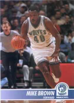 #122 Mike Brown - Minnesota Timberwolves - 1994-95 Hoops Basketball