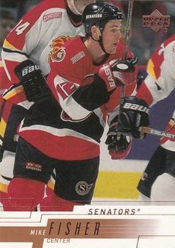 #122 Mike Fisher - Ottawa Senators - 2000-01 Upper Deck Hockey
