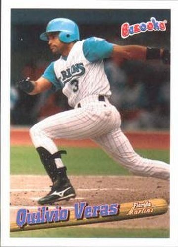 #122 Quilvio Veras - Florida Marlins - 1996 Bazooka Baseball