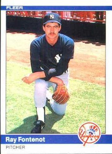 #122 Ray Fontenot - New York Yankees - 1984 Fleer Baseball