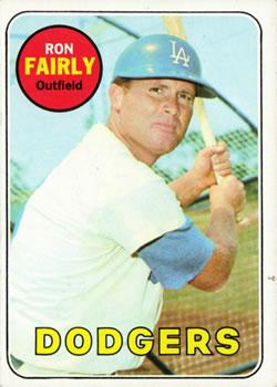 #122 Ron Fairly - Los Angeles Dodgers - 1969 Topps Baseball