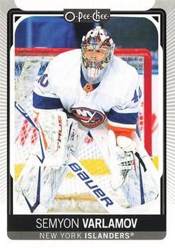 #122 Semyon Varlamov - New York Islanders - 2021-22 O-Pee-Chee Hockey