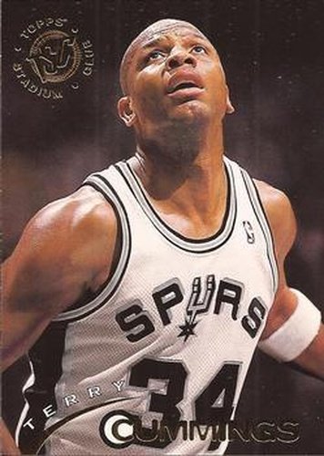 #122 Terry Cummings - San Antonio Spurs - 1994-95 Stadium Club Basketball
