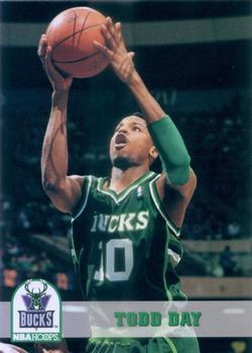 #122 Todd Day - Milwaukee Bucks - 1993-94 Hoops Basketball
