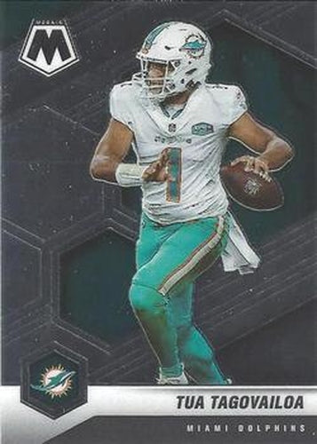 #122 Tua Tagovailoa - Miami Dolphins - 2021 Panini Mosaic Football