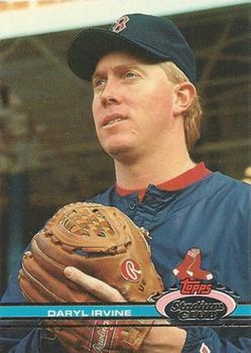 #122 Daryl Irvine - Boston Red Sox - 1991 Stadium Club Baseball