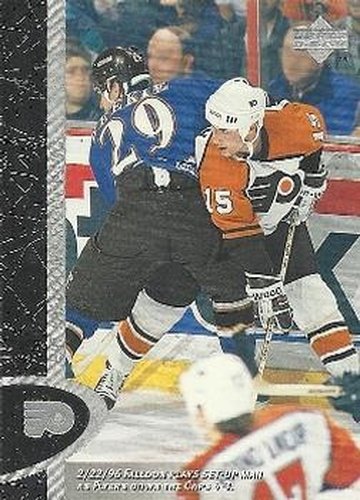 #122 Pat Falloon - Philadelphia Flyers - 1996-97 Upper Deck Hockey
