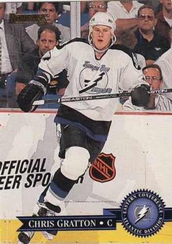 #122 Chris Gratton - Tampa Bay Lightning - 1995-96 Donruss Hockey