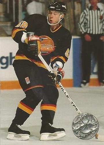 #122 Robert Kron - Vancouver Canucks - 1991-92 Pro Set Platinum Hockey