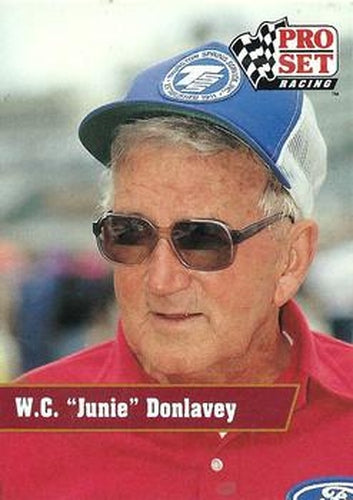 #122 Junie Donlavey - Donlavey Racing - 1991 Pro Set Racing