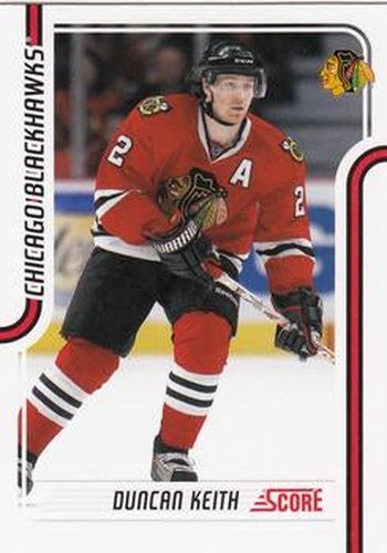 #122 Duncan Keith - Chicago Blackhawks - 2011-12 Score Hockey