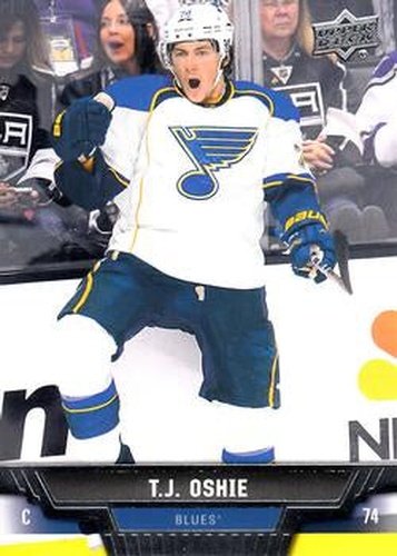#122 T.J. Oshie - St. Louis Blues - 2013-14 Upper Deck Hockey