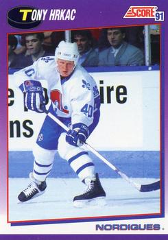 #122 Tony Hrkac - Quebec Nordiques - 1991-92 Score American Hockey