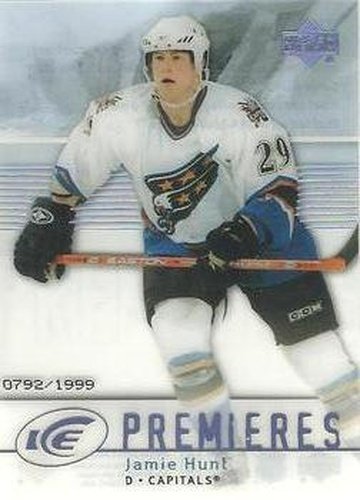 #122 Jamie Hunt - Washington Capitals - 2007-08 Upper Deck Ice Hockey