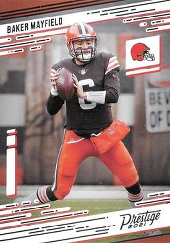 #122 Baker Mayfield - Cleveland Browns - 2021 Panini Prestige Football