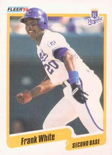 #122 Frank White - Kansas City Royals - 1990 Fleer USA Baseball