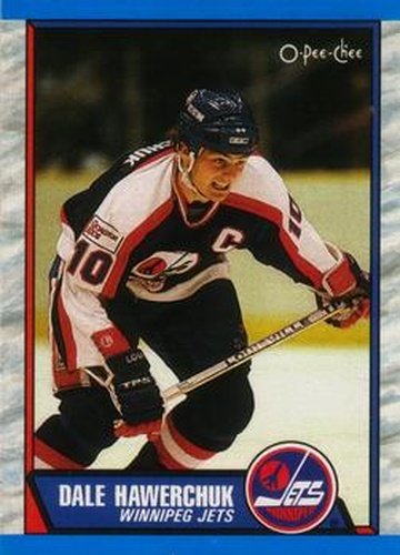 #122 Dale Hawerchuk - Winnipeg Jets - 1989-90 O-Pee-Chee Hockey