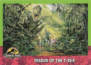 #122 Terror of the T-Rex - 1993 Topps Jurassic Park