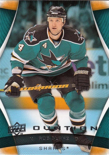 #122 Rob Blake - San Jose Sharks - 2009-10 Upper Deck Ovation Hockey