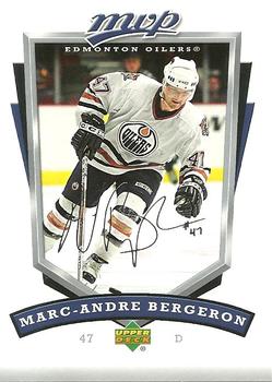 #122 Marc-Andre Bergeron - Edmonton Oilers - 2006-07 Upper Deck MVP Hockey
