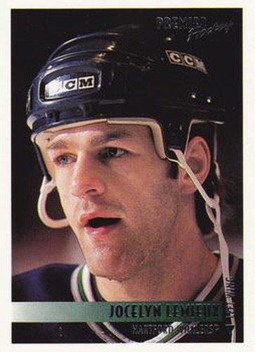 #122 Jocelyn Lemieux - Hartford Whalers - 1994-95 O-Pee-Chee Premier Hockey
