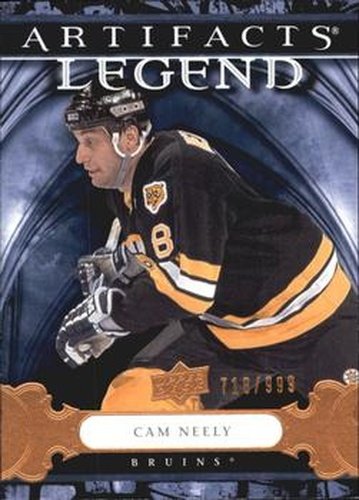 #122 Cam Neely - Boston Bruins - 2009-10 Upper Deck Artifacts Hockey