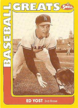 #122 Eddie Yost - Los Angeles Angels - 1991 Swell Baseball Greats