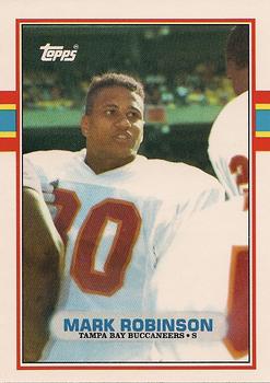 #122T Mark Robinson - Tampa Bay Buccaneers - 1989 Topps Traded Football