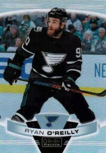 #122b Ryan O'Reilly - St. Louis Blues - 2019-20 O-Pee-Chee Platinum Hockey