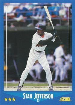 #114 Stan Jefferson - San Diego Padres - 1988 Score Baseball